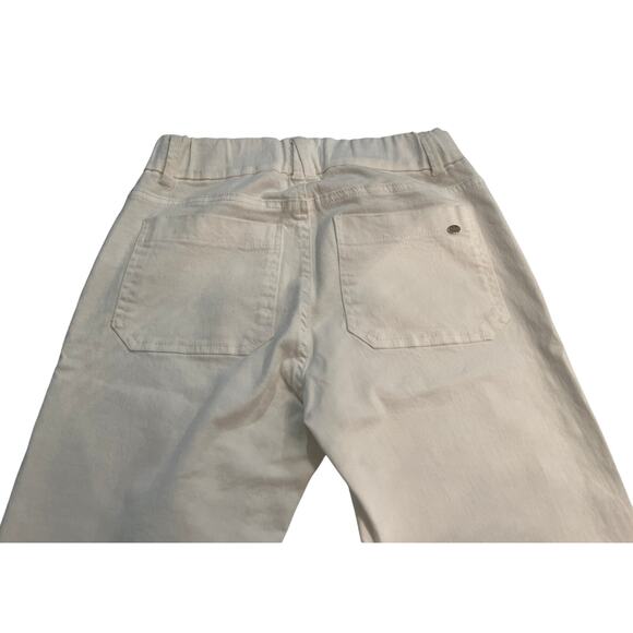 M1-2 BEVY FLOG Women's Jeans Stretch Waist White Size 27 - Picture 4 of 7